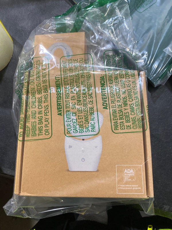 Photo 1 of Autobrush Sonic Pro Electric Toothbrush – Only ADA Accepted U-Shaped Brush, Clinically Proven Up to 5.1X Better Cleaning, 30-Second Full Mouth 360 Clean, Rechargeable, Waterproof, White, Men's Regular