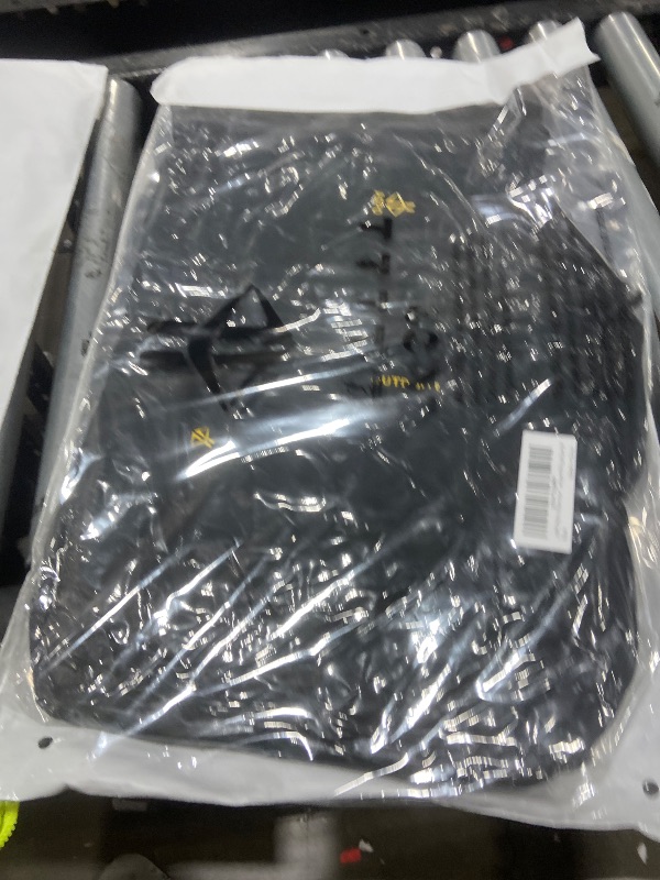 Photo 1 of ASPO Men's Winter Ski Jacket Warm Waterproof Snow Coat Fleece Lined Snowboard Jackets Insulated Windbreaker with Hood Black M