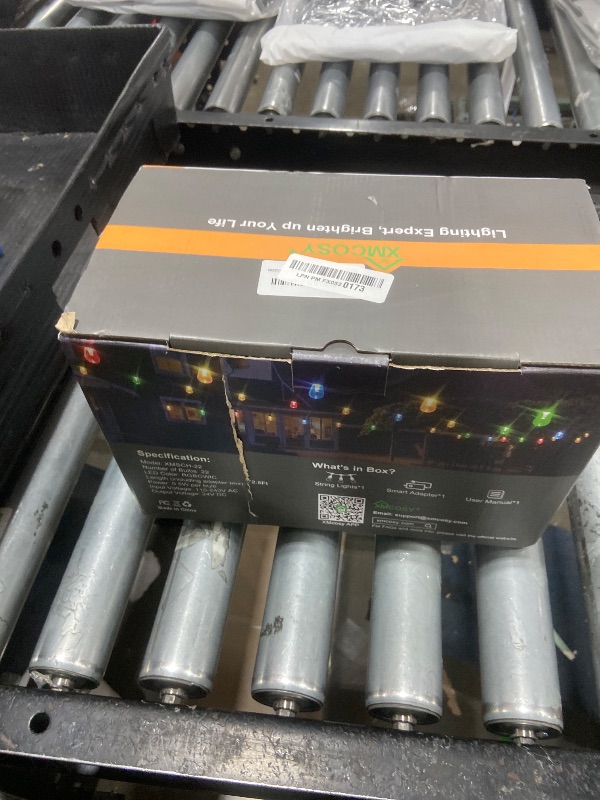 Photo 1 of XMCOSY+ Smart Outdoor String Lights, 72.5Ft Patio Lights Waterproof, App Control, Compatible with Alexa, RGBCWIC Color Changing LED String Light for Outside