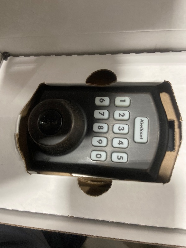 Photo 1 of Kwikset HomeConnect 620 Z-Wave Long Range Enabled Keypad Smart Lock Convenient Keyless Entry, Customizable User Codes, Ring Alarm Compatible, Hub Required, Sold Separately Venetian Bronze Traditional