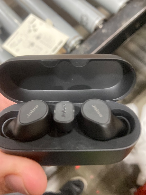 Photo 1 of Jabra Evolve2 True Wireless Earbuds - in-Ear Bluetooth Earbuds with Active Noise Cancellation MultiSensor Voice Technology - Certified to Work with Your Virtual Meeting Apps - Black