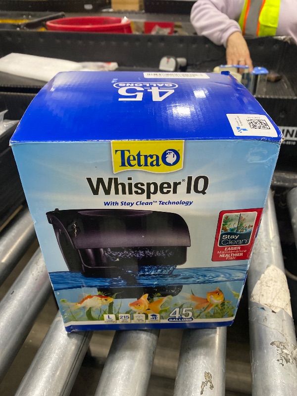 Photo 1 of Tetra Whisper IQ Power Filter 45 Gallons, 215 GPH, With Stay Clean Technology