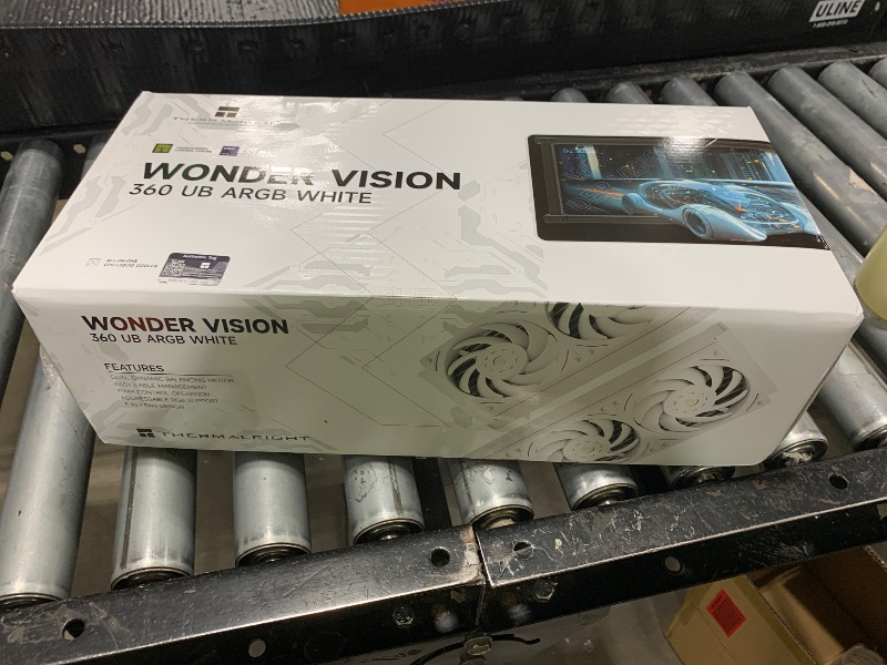 Photo 1 of Thermalright Wonder Vision 360 UB ARGB White CPU AIO Liquid Cooler - Rotatable 6.67'' Curved Screen 3D Effect, 2K Resolution, 2150RPM TL-UB36 Fans, for AM4/AM5 & Intel 1700/1851