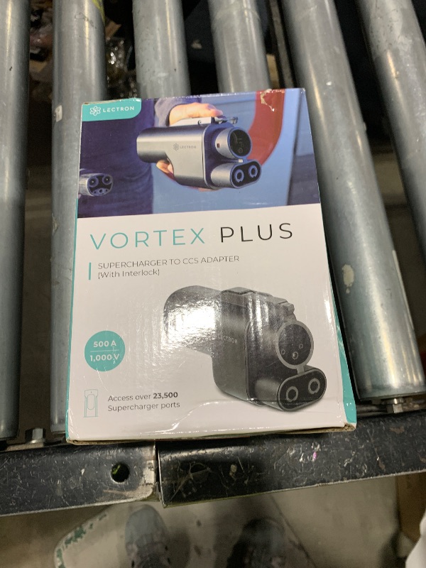 Photo 1 of Lectron NACS to CCS Electric Vehicle Adapter with Interlock - (500A/1,000V) - Compatible with Tesla Superchargers - CCS1 EV Fast Charging with Vortex Plus [Check Automaker for Compatibility] - UL 2252