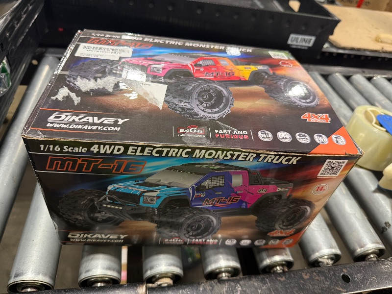 Photo 1 of 1/16 50MPH Brushless 4WD RC Truck,Upgradeable All-Terrain Remote Control Cars with 3S Battery,Waterproof Fast Off-Road RC Truggy for Adults,Suitable as Gift for Snow/Sand Adventures-Gradient Red