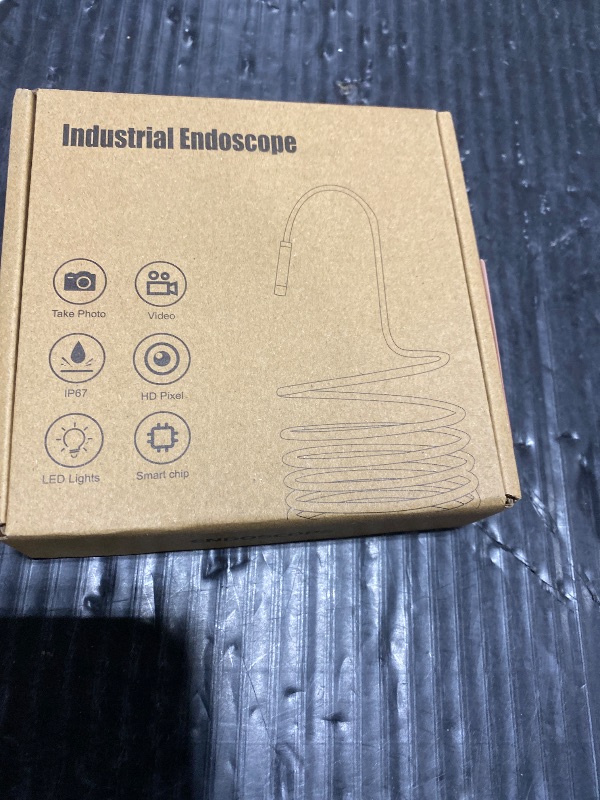 Photo 1 of [Dual-Lens] Endoscope Camera with Light, 1920P HD Borescope with 8+1 Adjustable LED Lights, IP67 Waterproof 16.5FT Semi-Rigid Snake Cord Inspection Camera for iPhone, iPad and Android Phone (Type C)