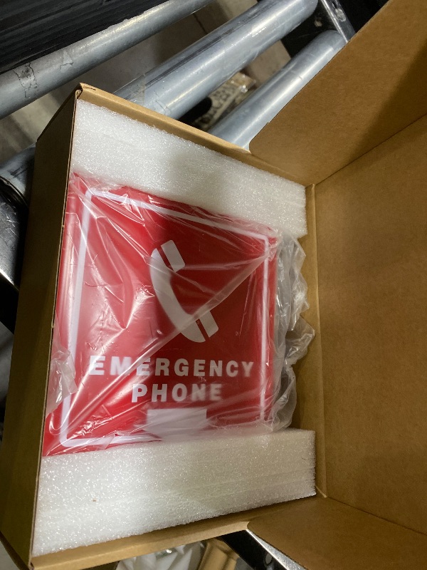 Photo 1 of LeCall Emergency Dialer Phone/Elevator Phone with Voice Announcement, ADA Compliant, Auto-Dial 911 and Programmable, TEP331