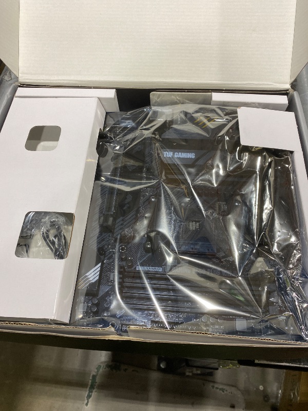 Photo 1 of ASUS TUF Gaming B550-PLUS WiFi II AMD AM4 (3rd Gen Ryzen™) ATX Gaming Motherboard (PCIe 4.0, WiFi 6, 2.5Gb LAN, BIOS Flashback, USB 3.2 Gen 2, Addressable Gen 2 RGB Header and Aura Sync)