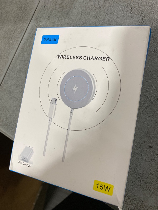 Photo 1 of [Apple MFi Certified] Magnetic Charger,Wireless Charger Fast Charging 2Pack 6FT USB C Plug Mag-Safe Magnet Magvolt Pro Pad Chargers for iPhone Air/17 Pro Max/17/16E/16 Pro/16 Plus/15/14/13/12/AirPods