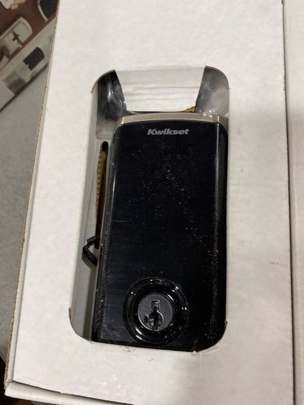 Photo 1 of Kwikset Halo Select Smart Lock Keyless Entry Door Lock Wi-Fi and Matter Enabled Deadbolt No Hub Needed, Geofence Auto-Unlock, Grade AAA Certified, Easy Install, Satin Nickel Lifetime Finish Warranty