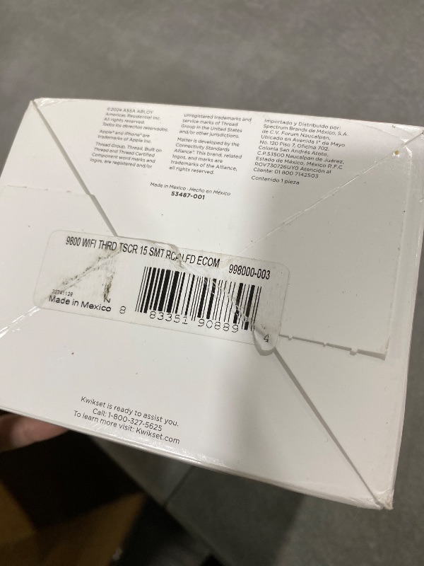 Photo 1 of Kwikset Halo Select Smart Lock Keyless Entry Door Lock Wi-Fi and Matter Enabled Deadbolt No Hub Needed, Geofence Auto-Unlock, Grade AAA Certified, Easy Install, Satin Nickel Lifetime Finish Warranty