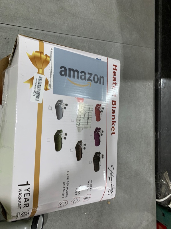 Photo 1 of Homemate Electric Heated Blanket Queen - 84"x90" Heating Bed Blankets Throw with 10 Heating Levels 8 Hours Auto Off Fast Heating Over-Heated Protection Ultra Soft Warm Flannel ETL Certified Pink