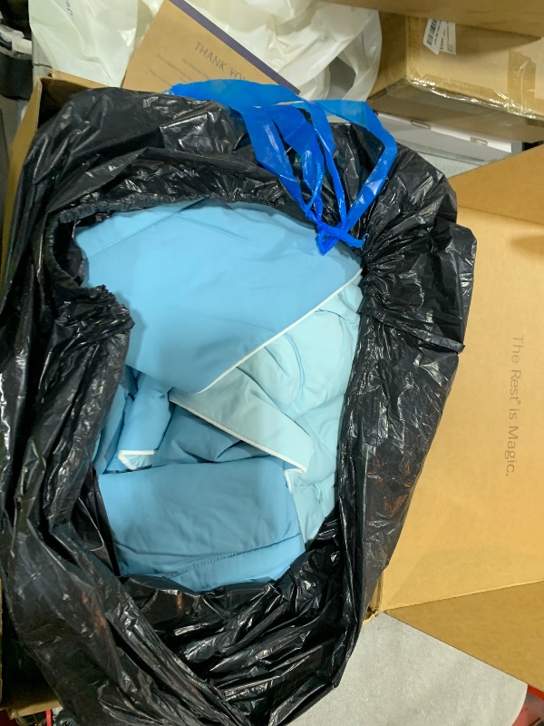 Photo 1 of REST® Evercool® Cooling Comforter, Full/Queen, Blanket for Hot Sleepers, All Season Bedding to Keep Cool for Night Sweats, Breathable Lightweight Blanket, 90"x90" Inches, Aqua Blue