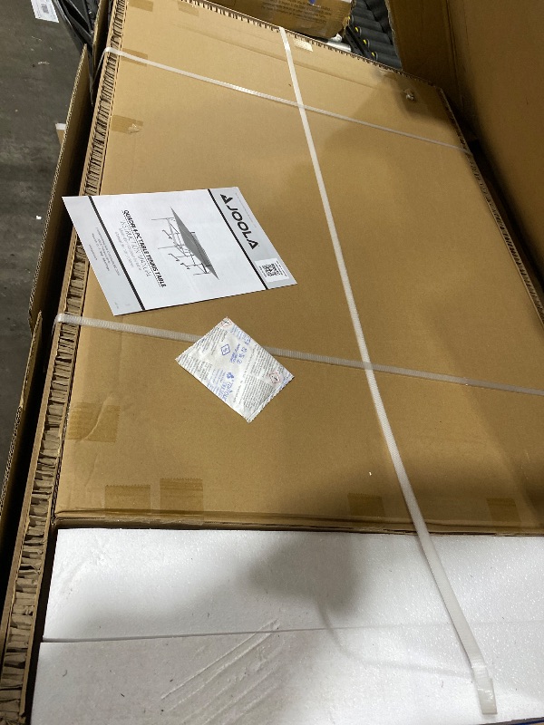 Photo 1 of JOOLA Inside Professional MDF Indoor Ping Pong Table with Quick Clamp Table Tennis Net and Post Set - 10 Minute Easy Assembly - Tournament Quality - Foldable with Single Player Playback Mode