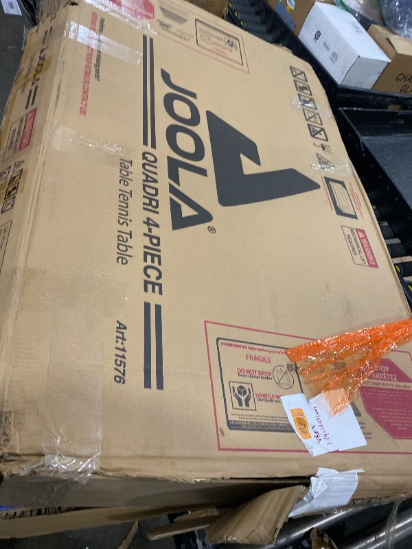 Photo 1 of JOOLA Inside Professional MDF Indoor Ping Pong Table with Quick Clamp Table Tennis Net and Post Set - 10 Minute Easy Assembly - Tournament Quality - Foldable with Single Player Playback Mode
