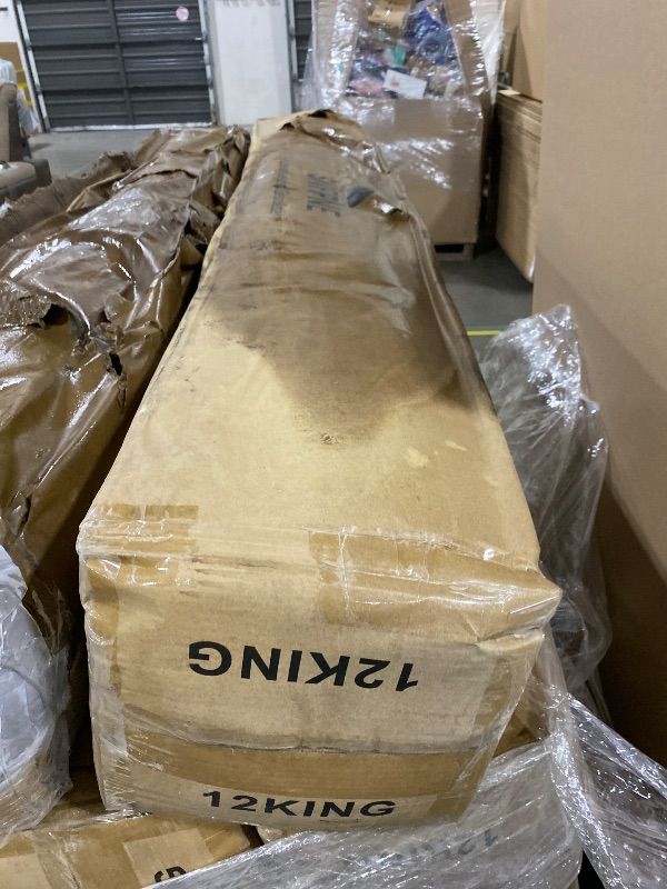 Photo 1 of SNFPNE 12 Inch King Mattress - Medium Firm Hybrid Mattress with Individual Pocket Springs for Pressure Relief & Motion lsolation, Fiberglass-Free, 80" x 76"