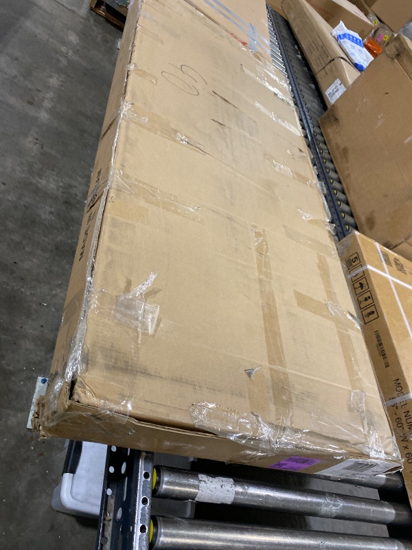 Photo 1 of Solid Wood Bookcase 60" High Unfinished Parawood Shelves, Adjustable Storage Organizer, Kitchen/Dining Furniture