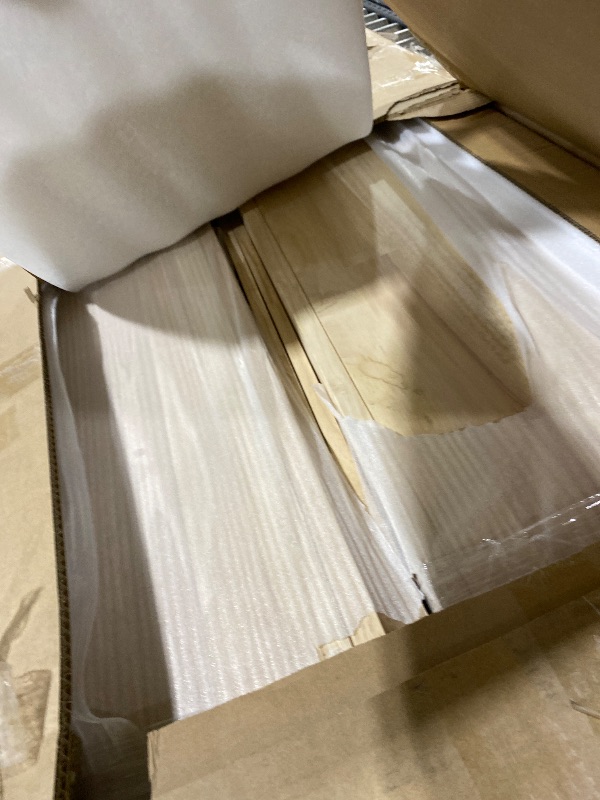 Photo 1 of Solid Wood Bookcase 60" High Unfinished Parawood Shelves, Adjustable Storage Organizer, Kitchen/Dining Furniture