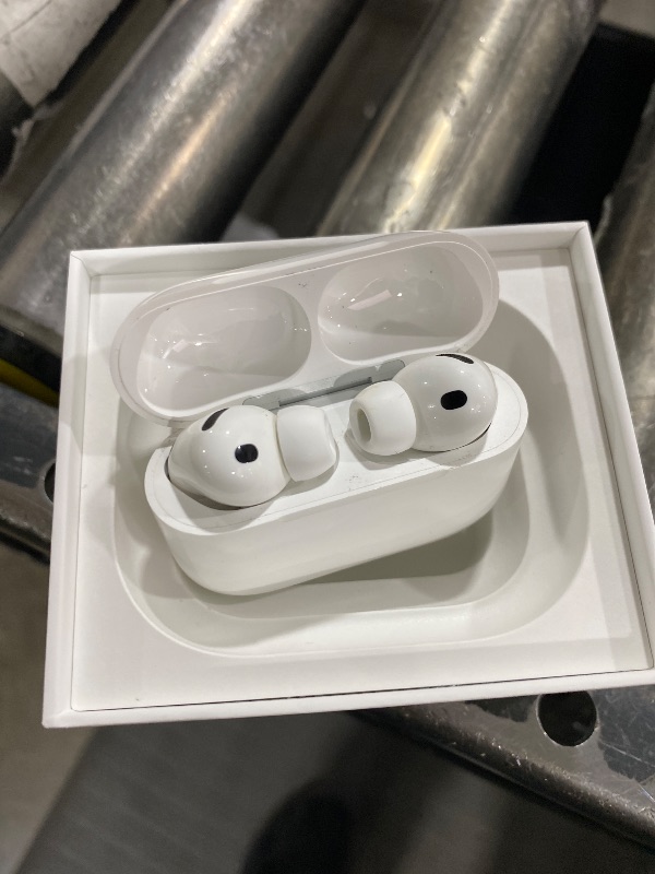Photo 1 of Apple AirPods Pro 3 Wireless Earbuds, Active Noise Cancellation, Live Translation, Heart Rate Sensing,Hearing Aid Feature,Bluetooth Headphones,Spatial Audio, High-Fidelity Sound, USB-C Charging, White