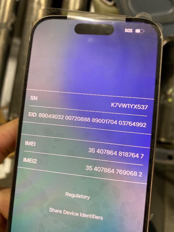 Photo 1 of Apple iPhone 15 Pro, 128GB, Natural Titanium - Unlocked (Renewed)