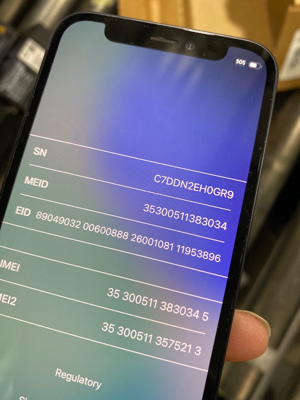 Photo 1 of Apple iPhone 12 Mini, US Version, 64GB, Black - Unlocked (Renewed)