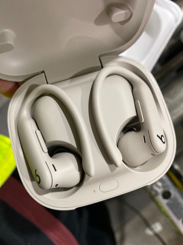 Photo 1 of Beats Powerbeats Pro 2 - Wireless Noise Cancelling Workout Earbuds with Secure- Fit Earhooks, Up to 45-Hour Battery with Charging Case, Sweat & Water Resistant, Heart Rate Monitoring - Quick Sand