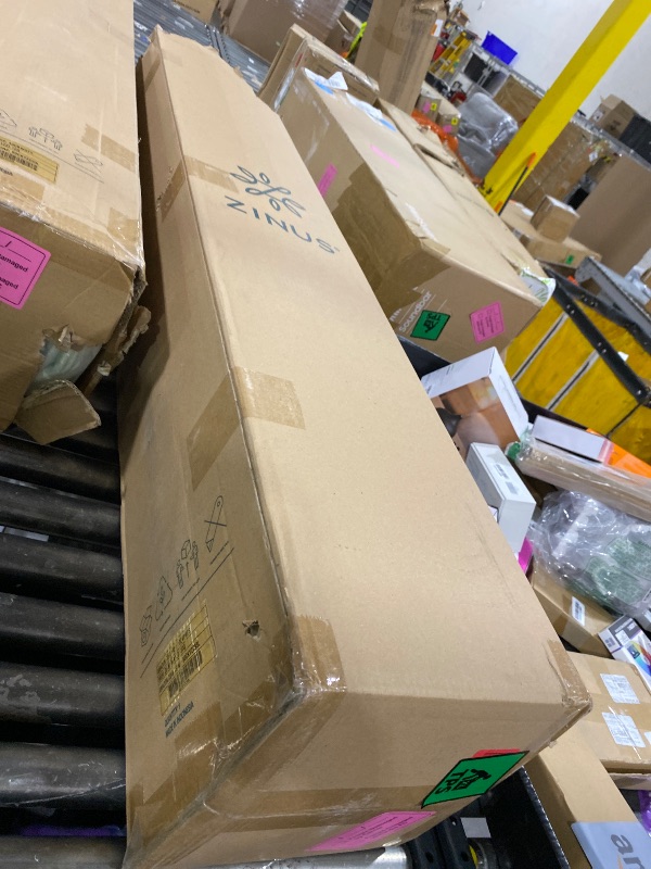 Photo 1 of Zinus 12 Inch Queen Green Tea Memory Foam Mattress [New Version], Fiberglass Free, Medium Firm Feel, Zoned Pressure Relief, Certified Safe Foams & Fabric, Mattress in A Box