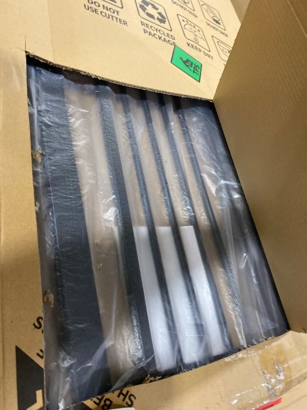 Photo 1 of Lumizone Extra Tall Cat Gate 61.02" High Pressure Mounted Extra Wide 2025 New (17 Sizes) 1.37" Gap No Drilling Auto-Close One-Handed Operation Tall Pet Gate for Dogs(Black, 61.02" H x 26.18"-29.91" W)