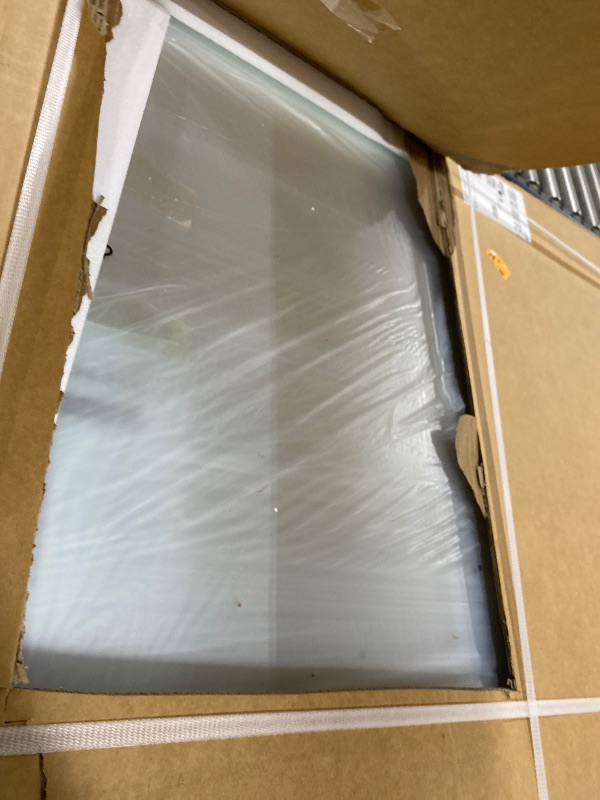 Photo 1 of ENSO SENKA 56-60" W x 72" H Semi-Frameless Bypass Sliding Shower Door, Easy-to-Clean Treated Clear Tempered SGCC Glass, Brushed Nickel