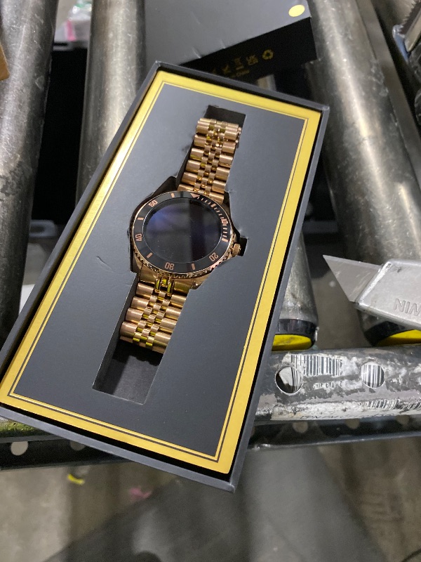 Photo 1 of 2025 DA GPT Smart Watch for Men,1.19-inch AMOLED Display, 24/7 Heart Rate, Blood Oxygen, Blood Pressure, Sleep Monitor, 107 Sports Fitness Tracker, Waterproof Smartwatch Compatible Android iOS Gold