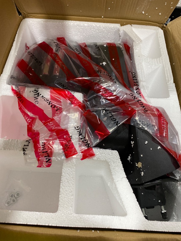 Photo 1 of Driver Left Side Door Towing Mirror Power Heated Glass with Turn Signal Light Position Light Textured Black Back Cover Manual Folding Manual Telescope for GMC Sierra 1500 from 2019 to 2025