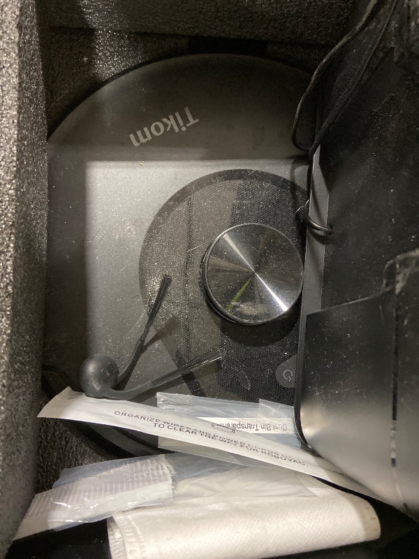 Photo 1 of Tikom Robot Vacuum and Mop, 6000Pa Robotic Vacuum Cleaner with Self-Emptying Base, 90 Days Capacity, LiDAR Navigation, Home Mapping, Ideal for Pet Hair, Hard Floors, Carpet (L8000 Plus)