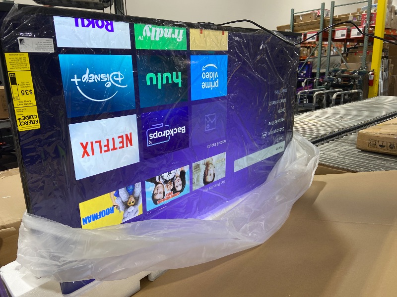 Photo 1 of Roku Smart TV 2025 – 50-Inch Select Series, 4K HDR TV – RokuTV with Enhanced Voice Remote – Flat Screen LED Television with Wi-Fi for Streaming Live Local News, Sports, Family Entertainment