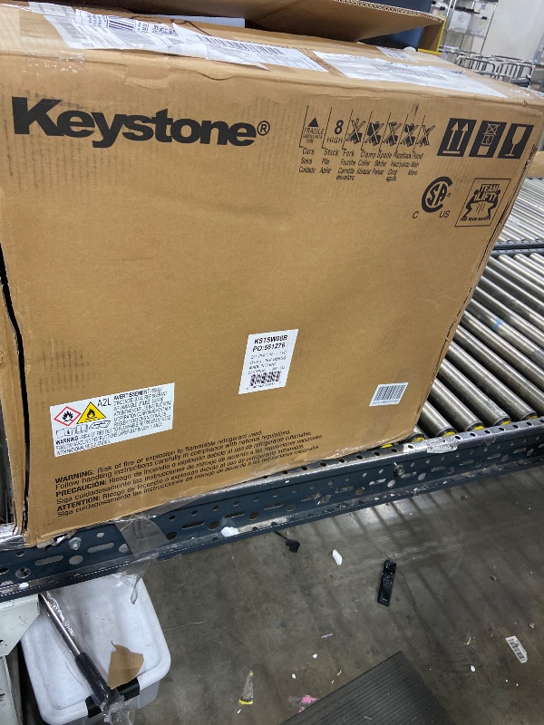 Photo 1 of Keystone 8,000 BTU Slider Window Air Conditioner and Dehumidifier, 115V Air Conditioner Window Unit for Bedroom, Living Room, and Small-Medium Sized Rooms up to 350 Sq.Ft., 4-Way Air Direction Control