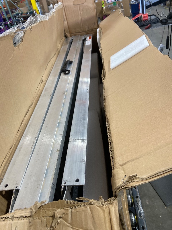 Photo 1 of Heavy Duty 6 FT Wheelchair Ramp - 600 Lbs Weight Capacity, Non-Skid Aluminum Ramp with Reflective Strips & Transition Plate for Home Use