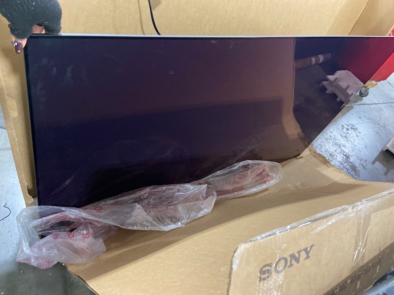 Photo 1 of FOR PARTS ONLY - Sony BRAVIA 8 II 65 Inch TV, QD OLED, 4K Smart Google TV, XR Processor with AI Technology, Ultra Slim Design, 120hz Television, Dolby Vision/Atmos, Exclusive Features for PS5, K-65XR80M2, 2025 Model