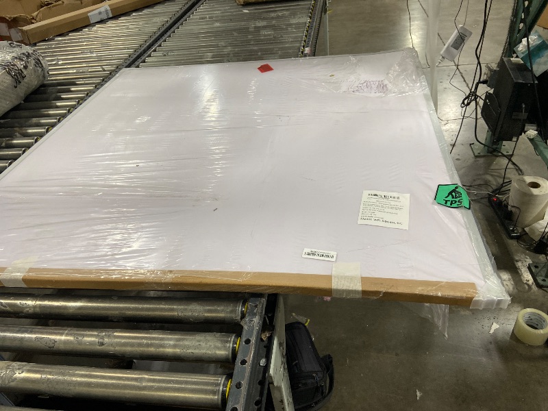 Photo 1 of FOR PARTS ONLY - VIZ-PRO Magnetic Dry Erase Board, 96 X 48 Inches, Foldable Wall-Mounted Whiteboard with Silver Aluminum Frame & Marker Tray for School Office and Home 8' X 4'