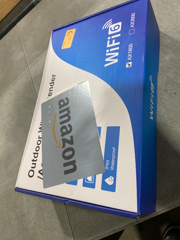 Photo 1 of Outdoor WiFi Extender AX1800, Outdoor High Power Long Range WiFi Booster with 6 Antennas, Dual Band Outdoor Access Point Gigabit Port, WiFi Extenders Booster for Backyard, Garage, Farm, Pool