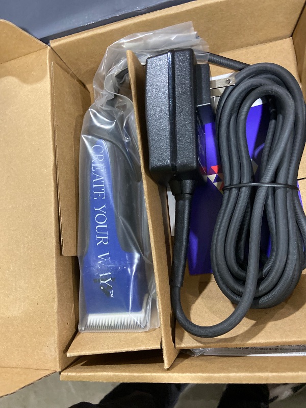 Photo 1 of Andis 68520 Excel Professional 5-Speed Detachable Blade Clipper Kit - Animal/Dog Grooming, Rotary Motor, Soft-Grip Anti-Slip Housing, 14-Inch Cord, for All Coats & Breeds, SMC, Blue