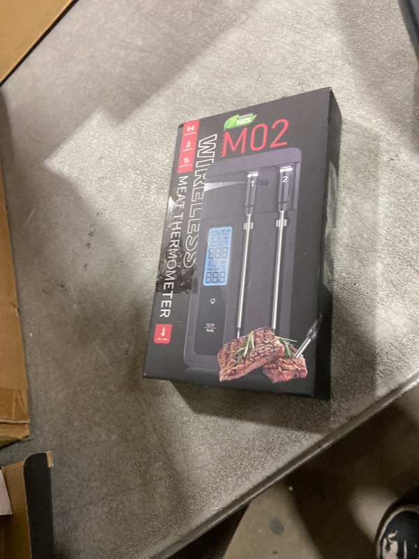 Photo 1 of Smart Wireless Meat Thermometer with Dual Probes, Bluetooth & WiFi Combo, High Precision & Fast Response for BBQ, Grill, Smoker, Oven, Air Fryer