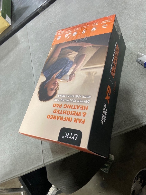 Photo 1 of 30s Fast Hot Heating Pad for Neck Shoulders and Back, Far Infrared Heating Pad, 6X Deeper Pain Relief, 160?, 8 Temp Setting, 4H Auto Off, Memory Function, 23"X20", Birthday Gift to Parent Men Women