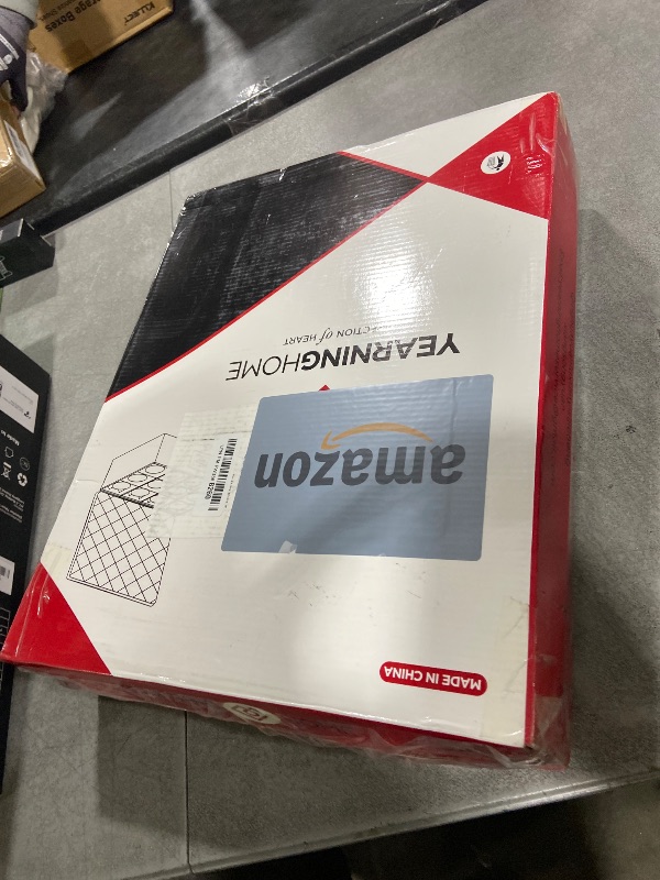 Photo 1 of YearningHome Cup and Mug Storage Box with Hard Shell and Dividers for Coffee Mugs,Tea Cups and Glasses,Stackable Storage Organizers with Lid,Handles,Zips and Lable for Moving,Holds 12,2 Pack, Grey