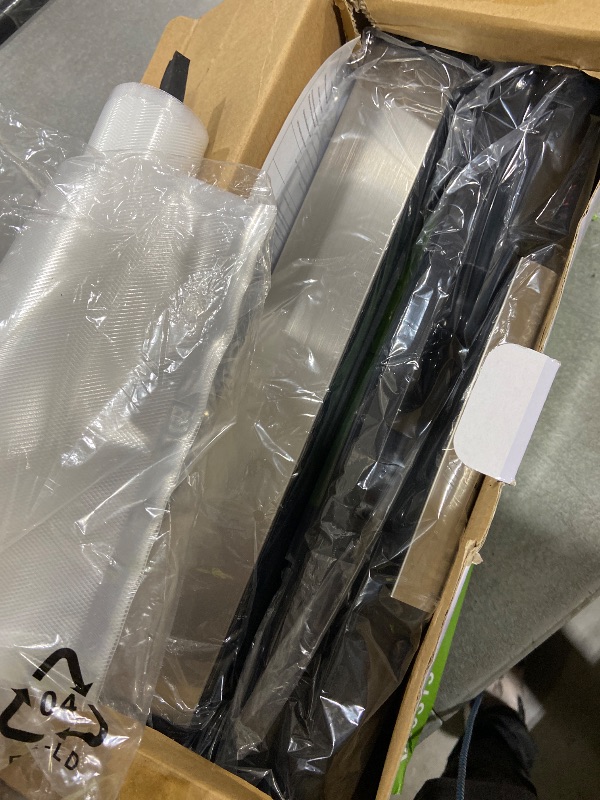 Photo 1 of 95kPa Vacuum Sealer Machine with AquaLock Technology, for Moist Seals, 2X Seal & 130W, Fully Automatic Food Sealer, Built-In Cutter, Bag Storage & Hose, Precision Sealing, 2 Bag Rolls,Stainless Steel