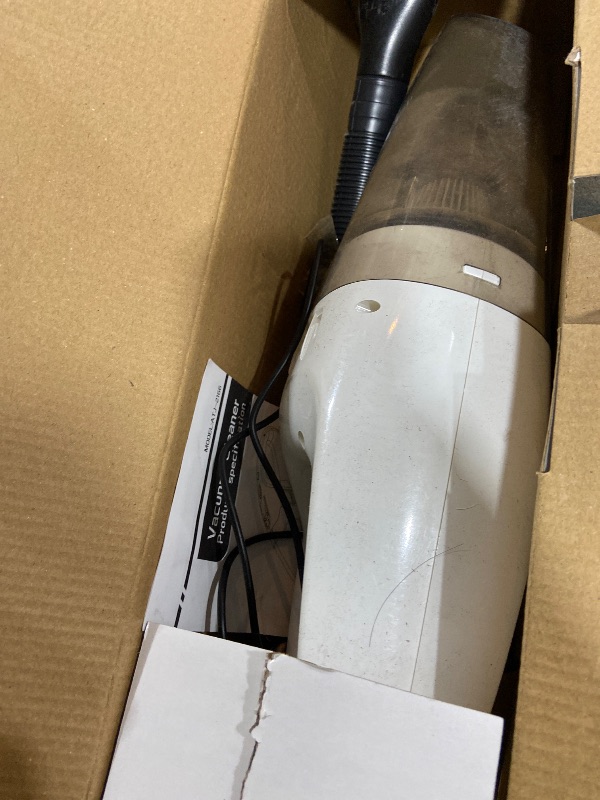 Photo 1 of **USED/INCOMPLETE** FUOAYOC Handheld Vacuum Cordless, 6KPA Strong Suction & 25 Mins Runtime, 1.6lbs Lightweight Hand Vacuum Cordless Rechargeable with HEPA Filter/LED Light/Multi-Accessories,for Home/Car/Office Cleaning