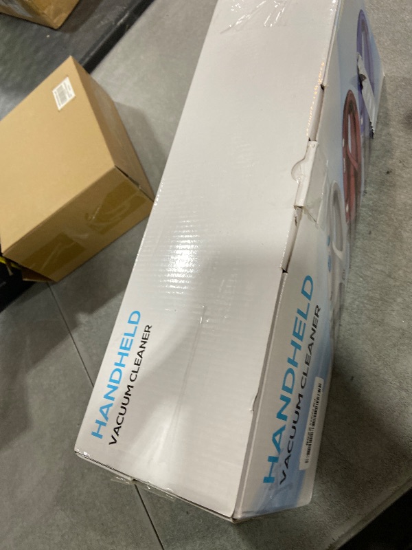 Photo 1 of **USED/INCOMPLETE** FUOAYOC Handheld Vacuum Cordless, 6KPA Strong Suction & 25 Mins Runtime, 1.6lbs Lightweight Hand Vacuum Cordless Rechargeable with HEPA Filter/LED Light/Multi-Accessories,for Home/Car/Office Cleaning