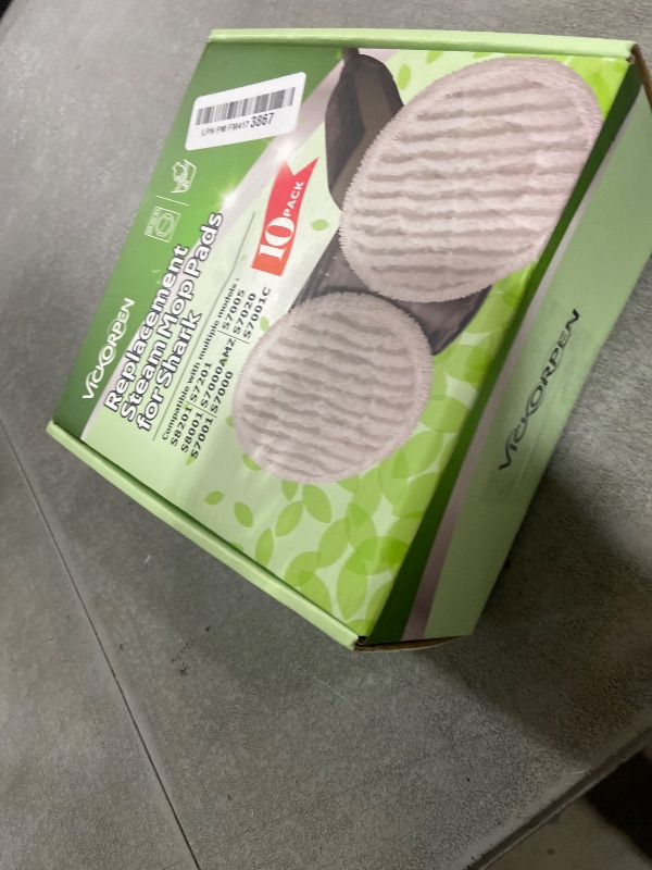 View 2 of 10 Pack Steam Mop Replacement Pads for Shark S8001 S7001 S7201 S7000AMZ S8201 Steamer Mop Washed Pad Repeatedly for All Floors Cleaning