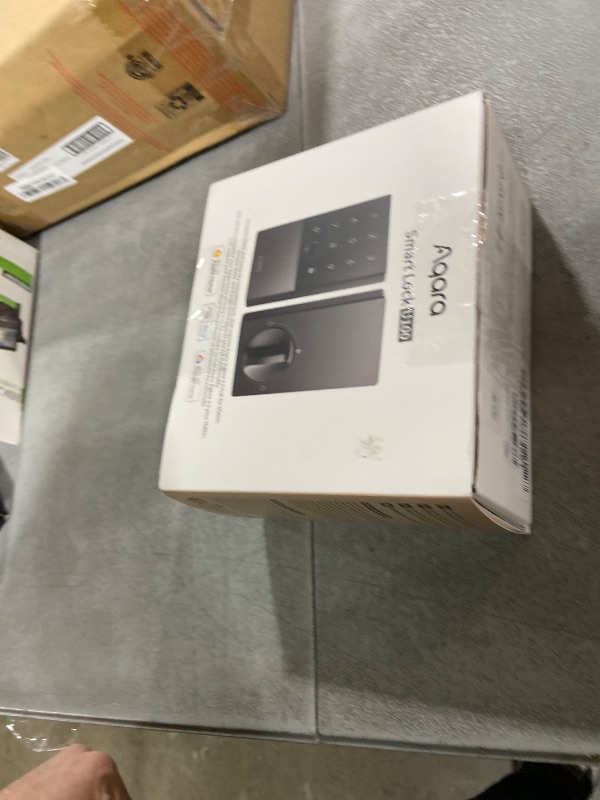 Photo 1 of Aqara Smart Lock U100, Fingerprint Keyless Entry Door Lock with Apple Home Key, Touchscreen Keypad, Bluetooth Electronic Deadbolt, IP65 Weatherproof, Supports Apple HomeKit, Alexa, Google, IFTTT, Gray