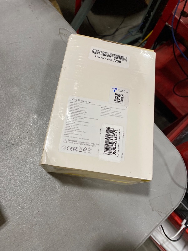 Photo 1 of HOTO Tire Inflator Portable, Electric Air Pump Pro for Car Tires with Digital Pressure Gauge 120PSI, Cordless Tire Pump with 12V Motor, 7500mAH Battery, Air Compressor for Car, Motorcycle, Bike, Ball