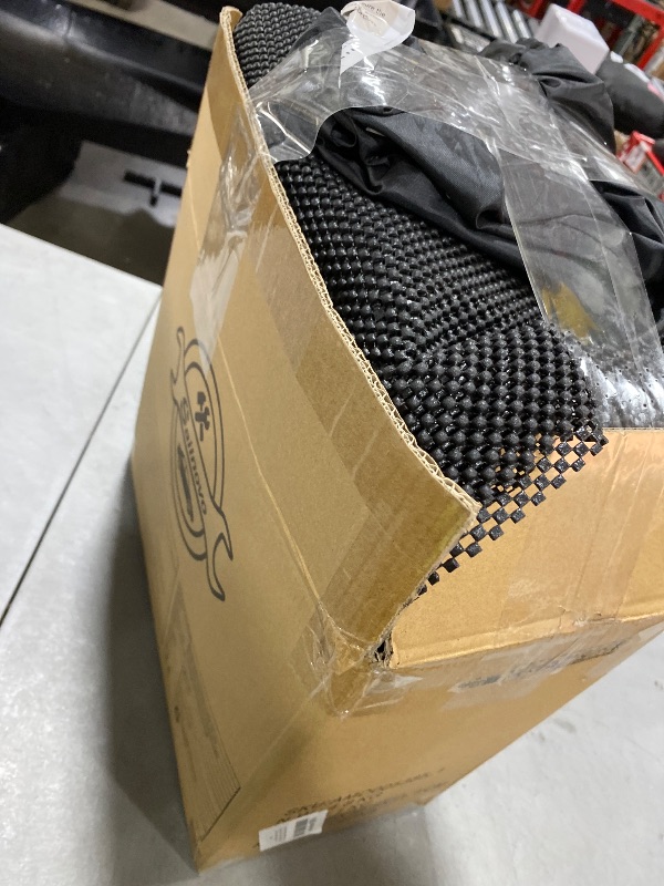 Photo 1 of Sailnovo Car Rooftop Cargo Carrier 21 Cubic Feet, Waterproof 1000D PVC Car Roof Bag with Anti-Slip Mat, Combination Lock, Storage Bag, Door Hooks & Tie-Down Strap fit Vehicle with/Without Luggage Rack