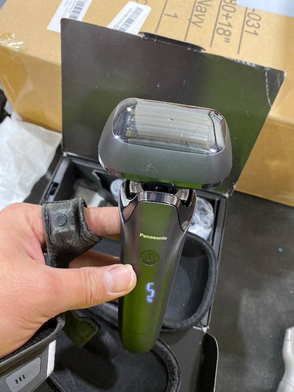 Photo 1 of Panasonic ARC6 Electric Razor for Men Face, Wet & Dry Shavers for Men with Foil Shaver, Pop-up Trimmer, Ultra-Fast 6-Blade, Smart Shave Sensor, 22D Flexible Pivoting Head - ES-LS8A-K (Black)